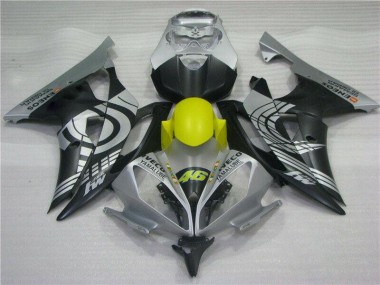 Carenado Moto R6 08-16 - Amarillo Negro Plata
