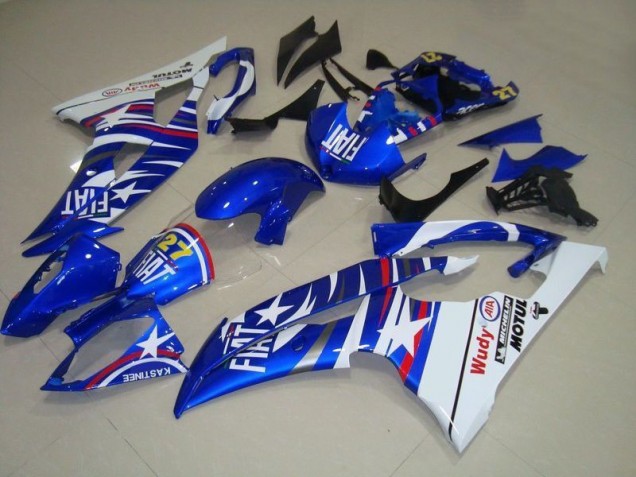 Carenado Moto R6 08-16 - Azul Blanco Fiat 27 Rojo Wudy Carenado Moto R6 08-16 - Azul Blanco Fiat 27 Rojo Wudy
