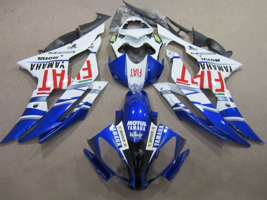 Carenado Moto R6 08-16 - Azul Blanco Motul Rojo Fiat