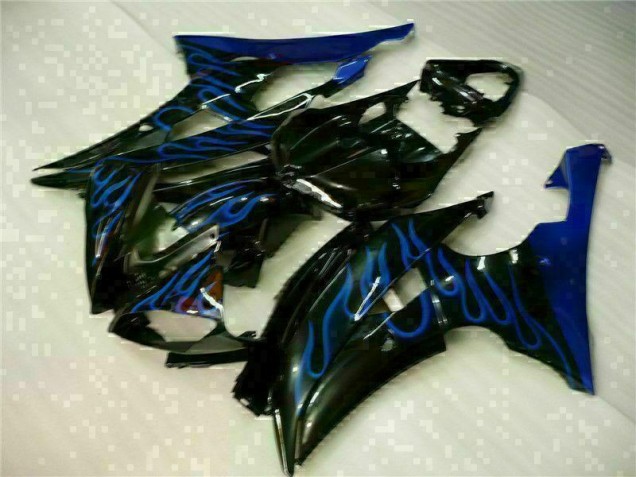 Carenado Moto R6 08-16 - Azul Llama Negro Carenado Moto R6 08-16 - Azul Llama Negro