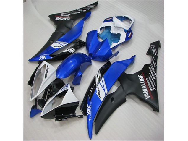 Carenado Moto R6 08-16 - Blanco Azul Negro