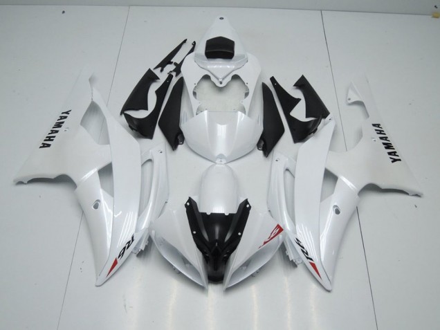 Carenado Moto R6 08-16 - Blanco Perla & Rojo Pegatinas Carenado Moto R6 08-16 - Blanco Perla & Rojo Pegatinas