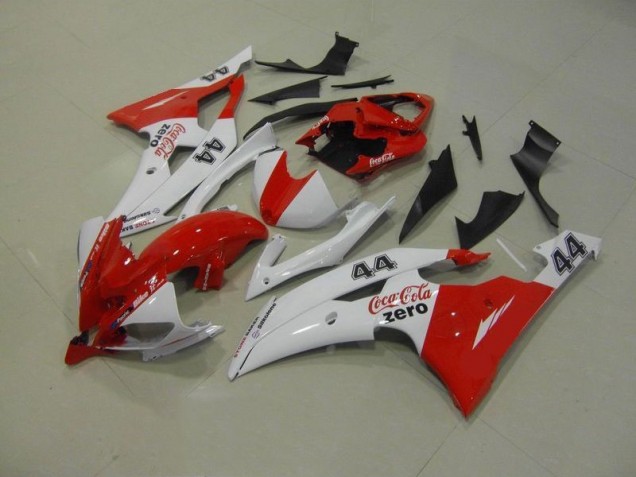 Carenado Moto R6 08-16 - Blanco Rojo Coca Cola Zero 44 Carenado Moto R6 08-16 - Blanco Rojo Coca Cola Zero 44