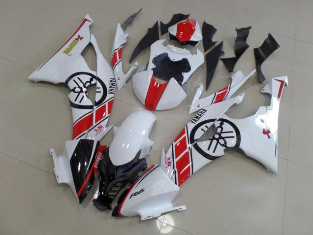 Carenado Moto R6 08-16 - Blanco con Big Yamaha Logo Carenado Moto R6 08-16 - Blanco con Big Yamaha Logo