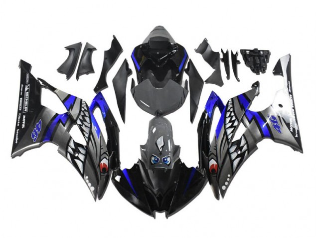 Carenado Moto R6 08-16 - Gris Azul Tiburón Carenado Moto R6 08-16 - Gris Azul Tiburón