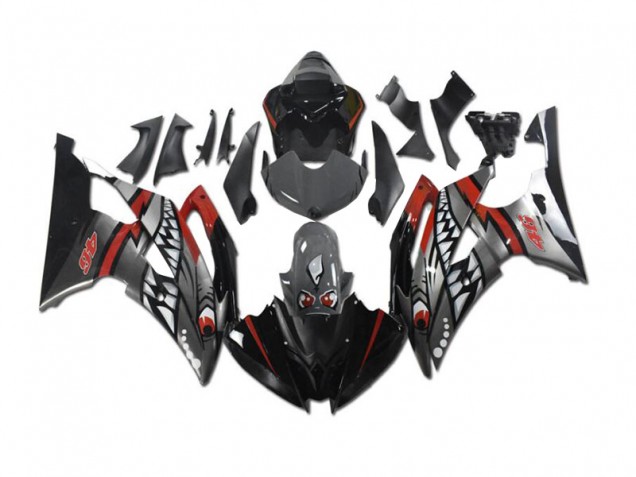Carenado Moto R6 08-16 - Gris Rojo Tiburón Carenado Moto R6 08-16 - Gris Rojo Tiburón