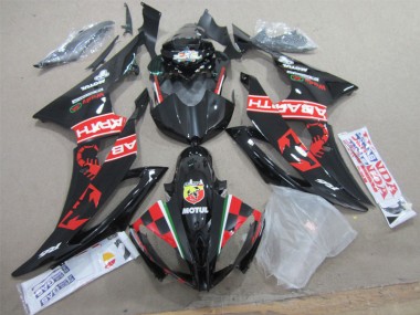 Carenado Moto R6 08-16 - Negro Blanco Motul