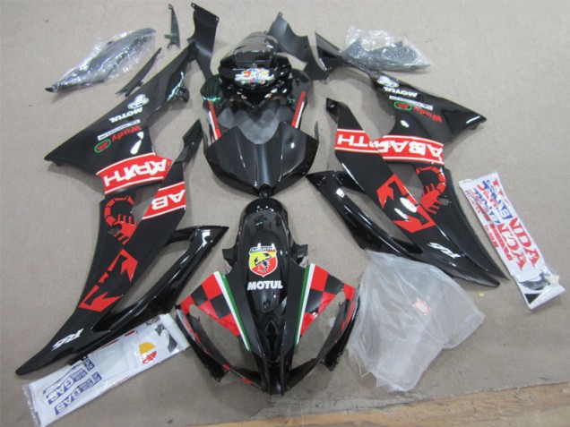Carenado Moto R6 08-16 - Negro Blanco Motul Carenado Moto R6 08-16 - Negro Blanco Motul