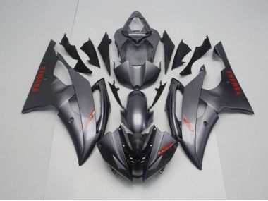 Carenado Moto R6 08-16 - Negro Mate Gris