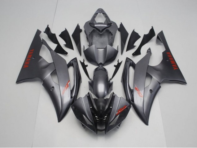 Carenado Moto R6 08-16 - Negro Mate Gris Carenado Moto R6 08-16 - Negro Mate Gris