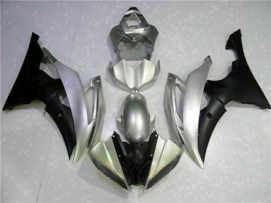 Carenado Moto R6 08-16 - Plata Negro