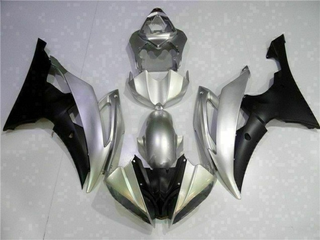 Carenado Moto R6 08-16 - Plata Negro Carenado Moto R6 08-16 - Plata Negro