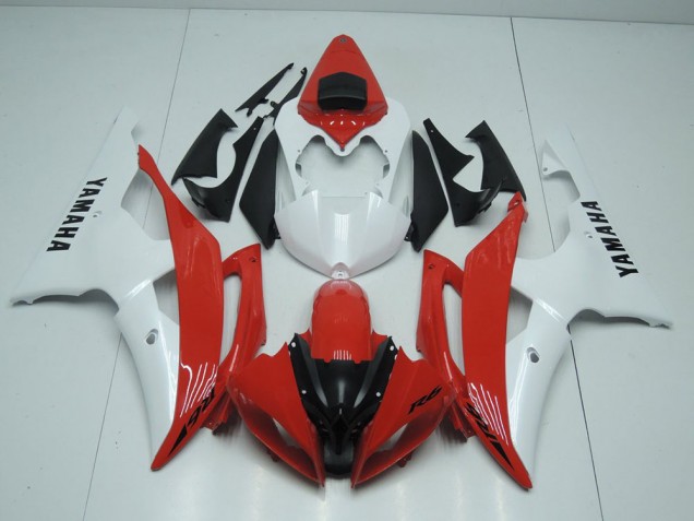 Carenado Moto R6 08-16 - Rojo & Blanco Perla Carenado Moto R6 08-16 - Rojo & Blanco Perla