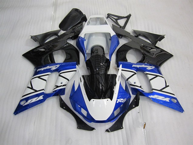 Carenado Moto R6 98-02 - Azul Blanco Negro Carenado Moto R6 98-02 - Azul Blanco Negro