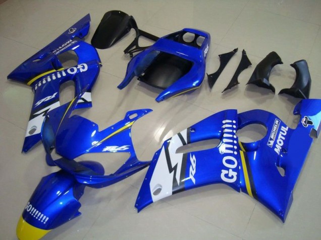 Carenado Moto R6 98-02 - Azul Go Motul Carenado Moto R6 98-02 - Azul Go Motul