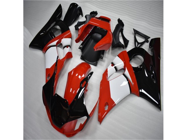 Carenado Moto R6 98-02 - Negro Blanco