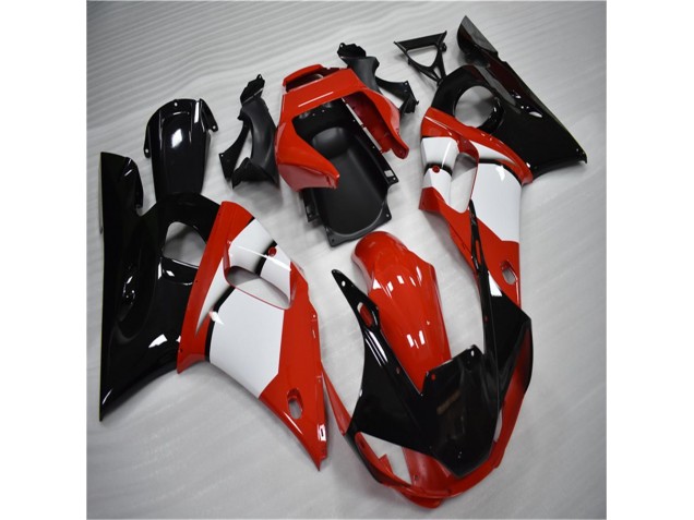 Carenado Moto R6 98-02 - Negro Blanco