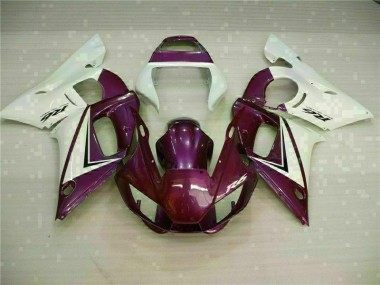 Carenado Moto R6 98-02 - Púrpura Blanco