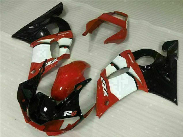 Carenado Moto R6 98-02 - Rojo Blanco Carenado Moto R6 98-02 - Rojo Blanco