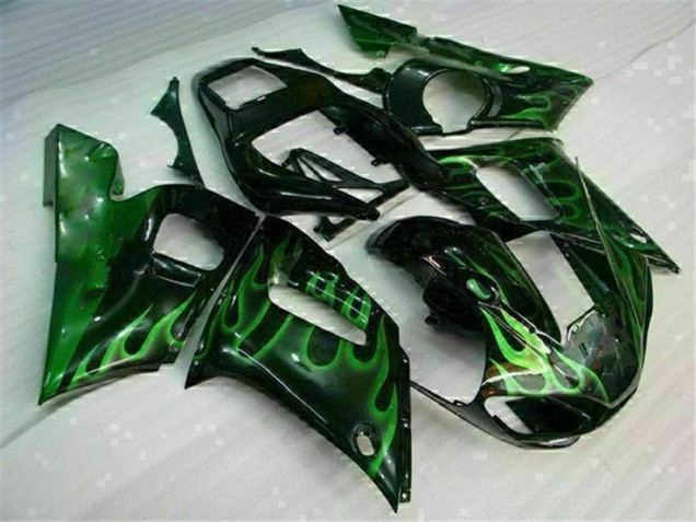 Carenado Moto R6 98-02 - Verde Negro Carenado Moto R6 98-02 - Verde Negro