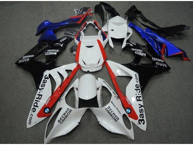 Carenado Moto S1000RR 09-14 - Blanco Azul Rojo
