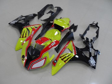 Carenado Moto S1000RR 09-14 - Verde Rojo Monster