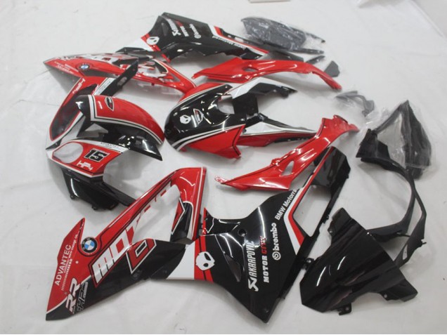 Carenado Moto S1000RR 15-18 - Rojo Negro
