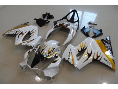 Carenado Moto VFR 800 02-13 - Blanco Oro Llama