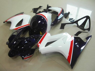 Carenado Moto VFR 800 02-13 - Blanco Oscuro Azul