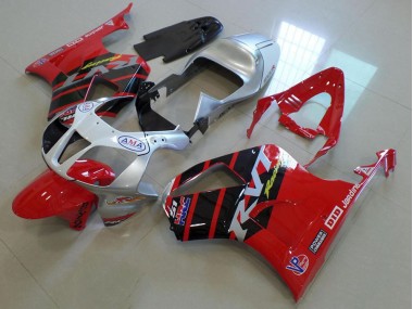 Carenado Moto VTR 1000 00-06 - Rojo Plata