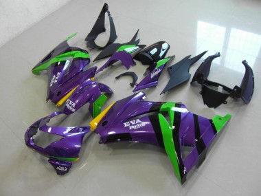 Carenado Moto ZX 250R 08-12 - Púrpura EVA Racing