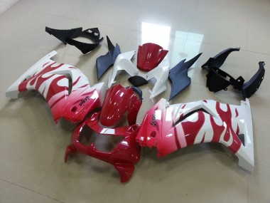 Carenado Moto ZX 250R 08-12 - Rosa Rojo Llama