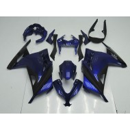 Carenado Moto ZX 300R 13-16 - Azul Negro