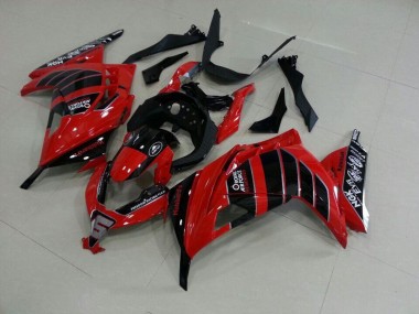 Carenado Moto ZX 300R 13-16 - Rojo Negro Airfore