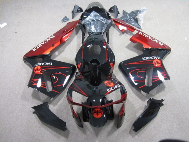 Carenado Moto ZX10R 03-05 - Negro Rojo Racardi Carenado Moto ZX10R 03-05 - Negro Rojo Racardi