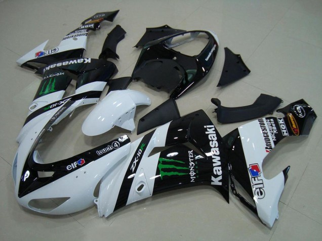 Carenado Moto ZX10R 06-07 - Blanco Monster Carenado Moto ZX10R 06-07 - Blanco Monster