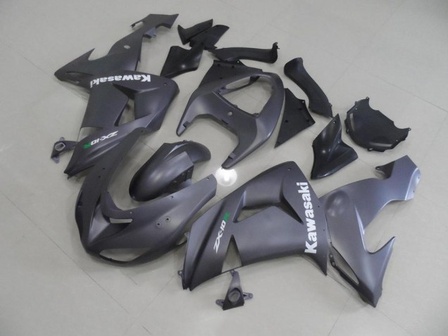 Carenado Moto ZX10R 06-07 - Gris con Blanco Calcomanías Carenado Moto ZX10R 06-07 - Gris con Blanco Calcomanías