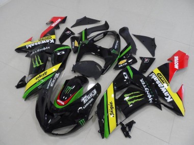 Carenado Moto ZX10R 06-07 - Negro Amarillo Monster