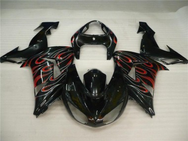 Carenado Moto ZX10R 06-07 - Negro Gris Rojo