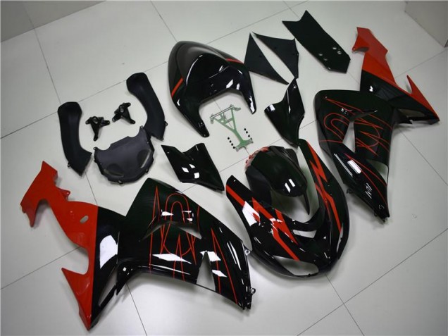 Carenado Moto ZX10R 06-07 - Negro Rojo