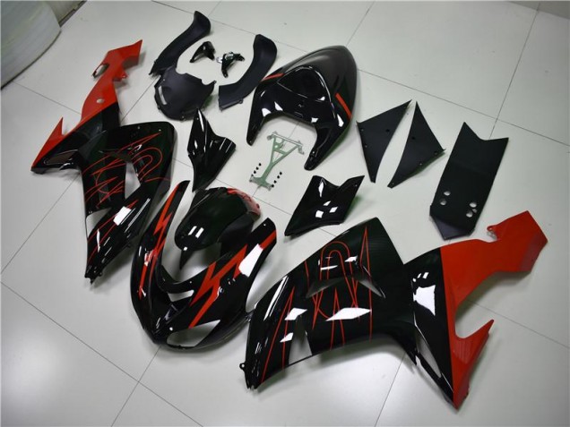 Carenado Moto ZX10R 06-07 - Negro Rojo