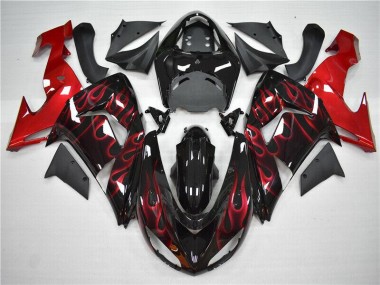 Carenado Moto ZX10R 06-07 - Rojo Llama