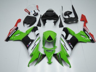 Carenado Moto ZX10R 08-10 - Blanco Negro & Verde