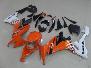 Carenado Moto ZX10R 08-10 - Naranja & Blanco
