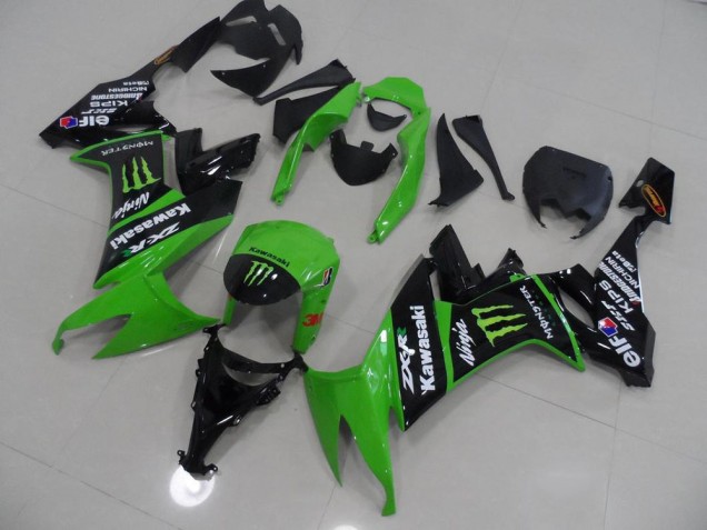 Carenado Moto ZX10R 08-10 - Verde & Negro Monster Carenado Moto ZX10R 08-10 - Verde & Negro Monster