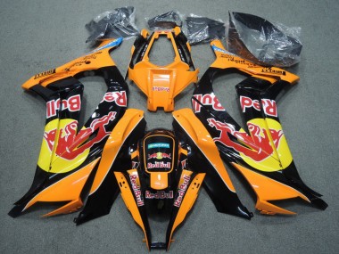 Carenado Moto ZX10R 11-15 - Negro Naranja Red Bull