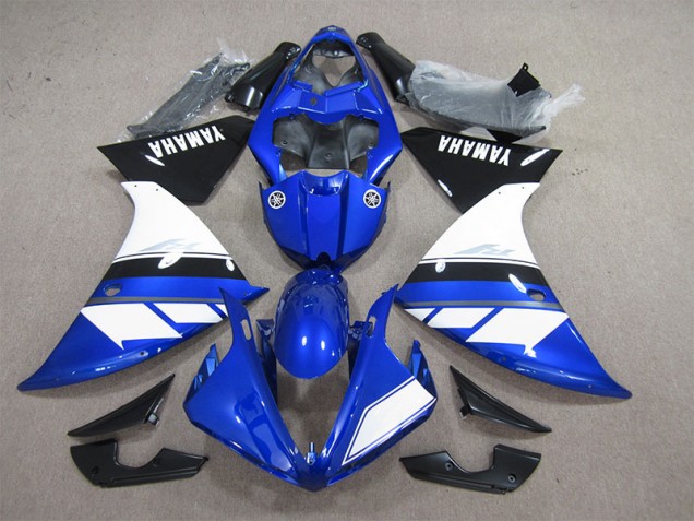 Carenado Moto ZX14R ZZR 1400 06-11 - Azul Blanco
