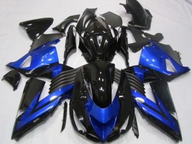 Carenado Moto ZX14R ZZR 1400 06-11 - Azul Negro