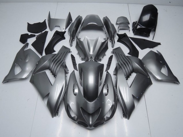 Carenado Moto ZX14R ZZR 1400 06-11 - Brillante Gris Carenado Moto ZX14R ZZR 1400 06-11 - Brillante Gris