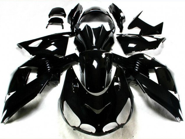 Carenado Moto ZX14R ZZR 1400 06-11 - Brillante Negro Carenado Moto ZX14R ZZR 1400 06-11 - Brillante Negro